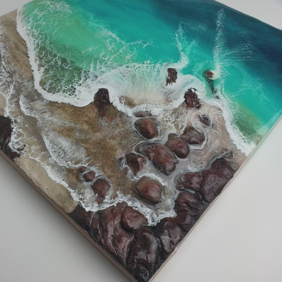 Море эпоксидной смолой Resin Art