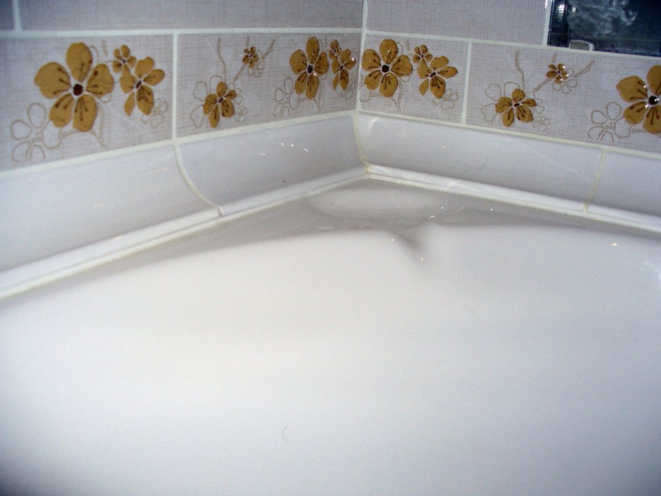 Герметик для ванны белый стык ванны и стены