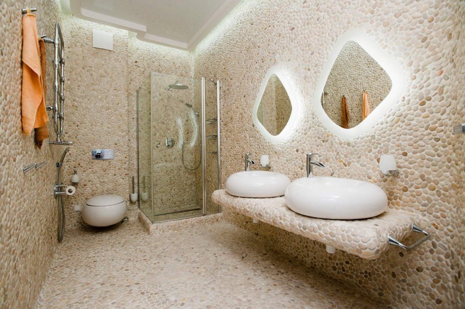 Ванная комната в стиле Сканди