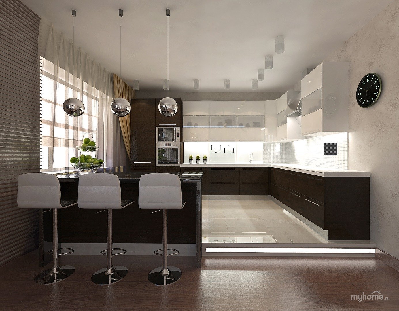 Темная кухня гостиная. Кухня в бело коричневых тонах. Кухня гостиная бело коричневая. Кухня столовая в современном стиле. Кухня гостиная в бело коричневых тонах.
