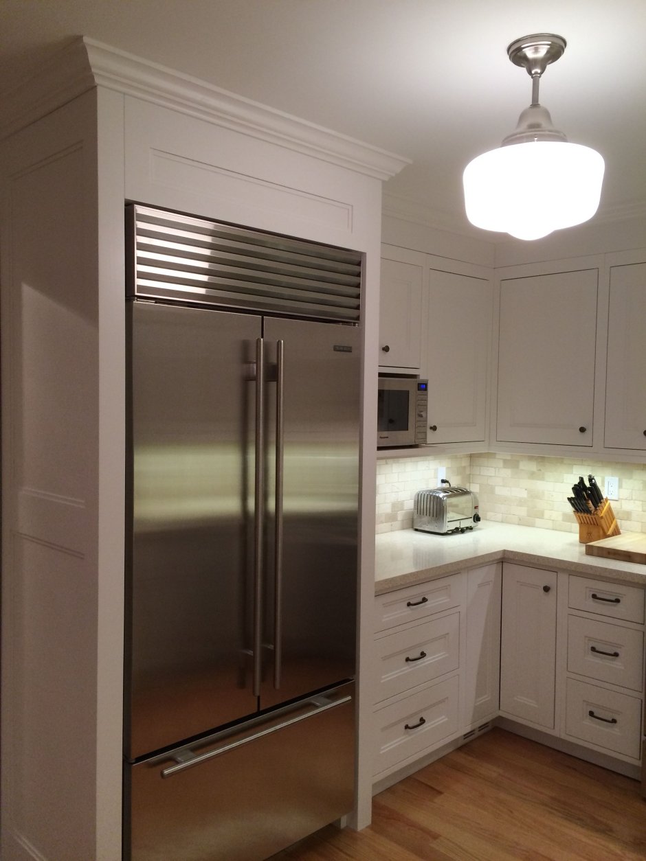 Кухня икеа встроенный холодильник