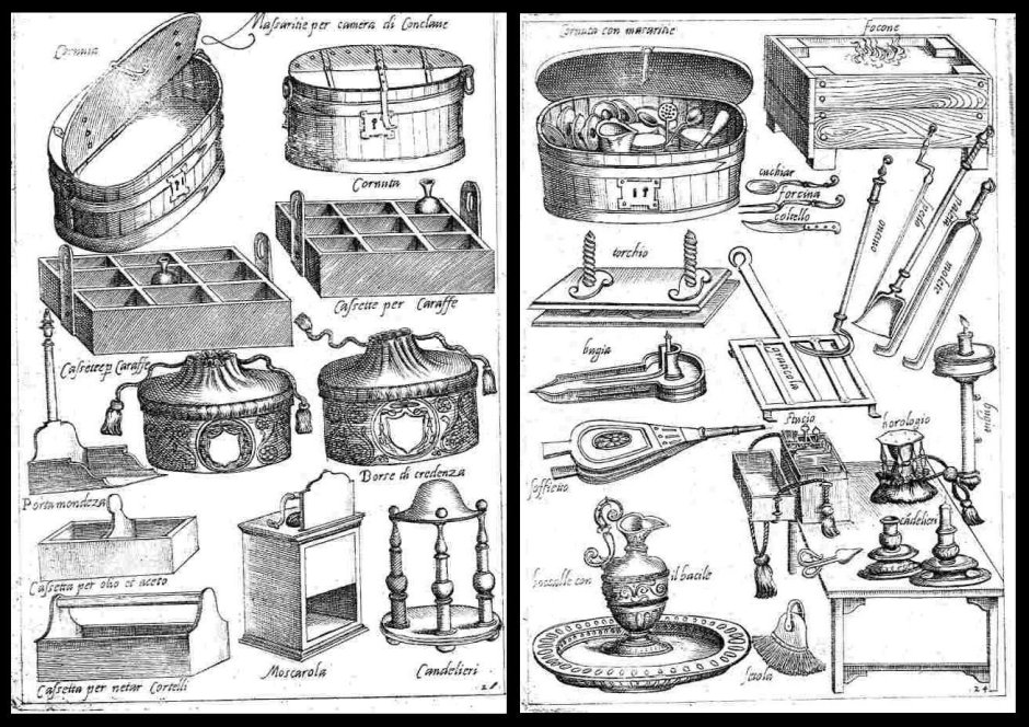 Посуда в средние века