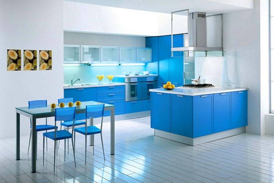 Голубые кухни