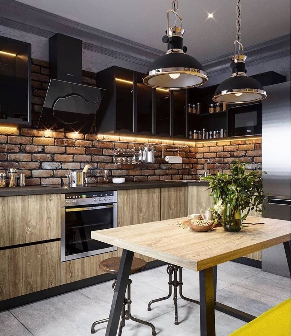 Кухня в стиле Loft