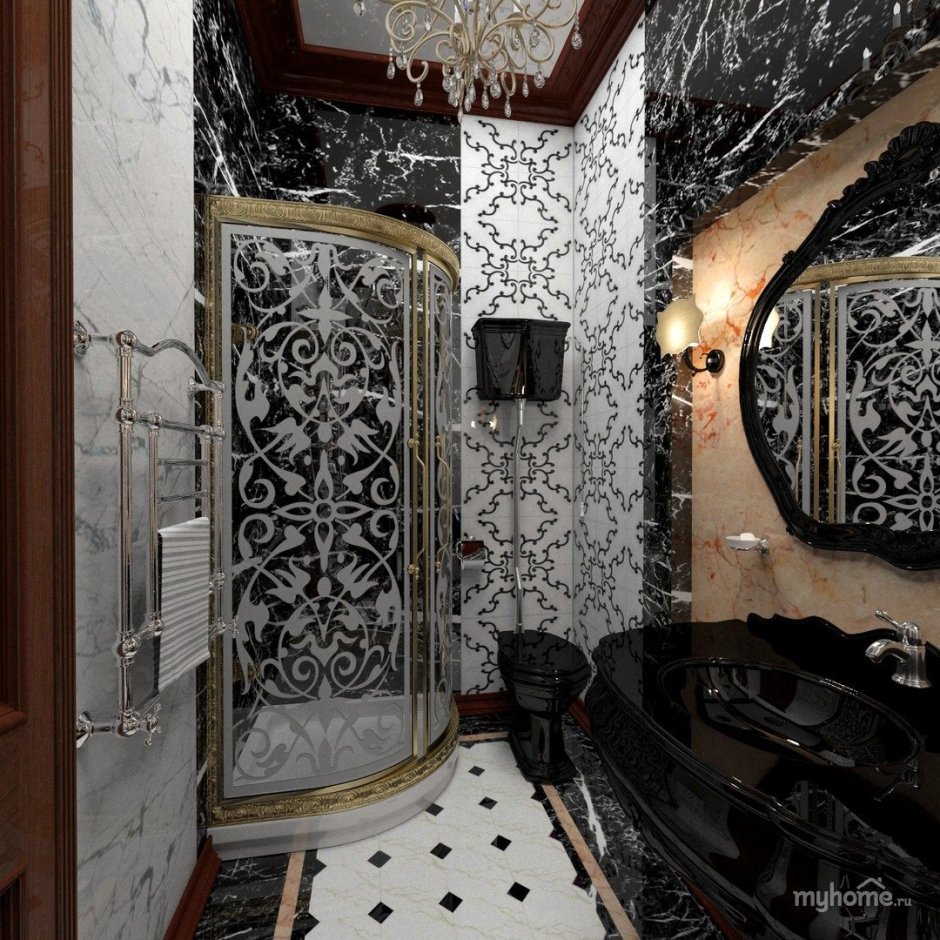 Ванная комната Барокко Готика