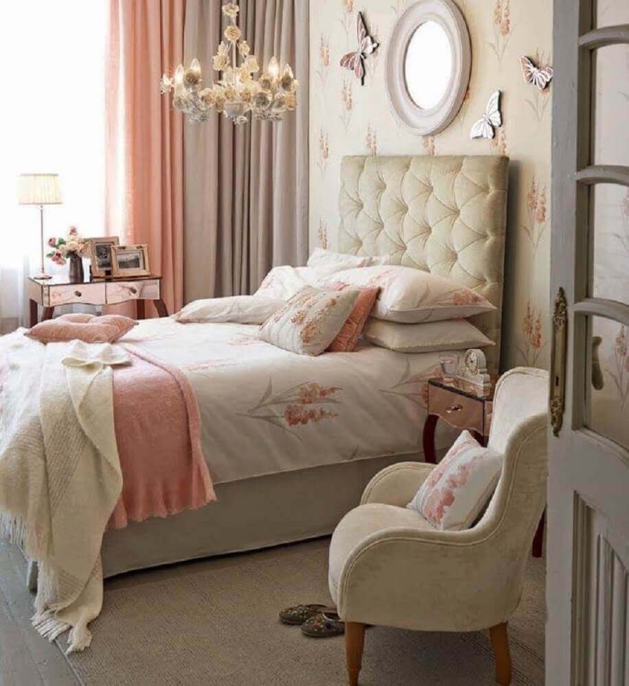 Спальня для девочки бежевого цвета