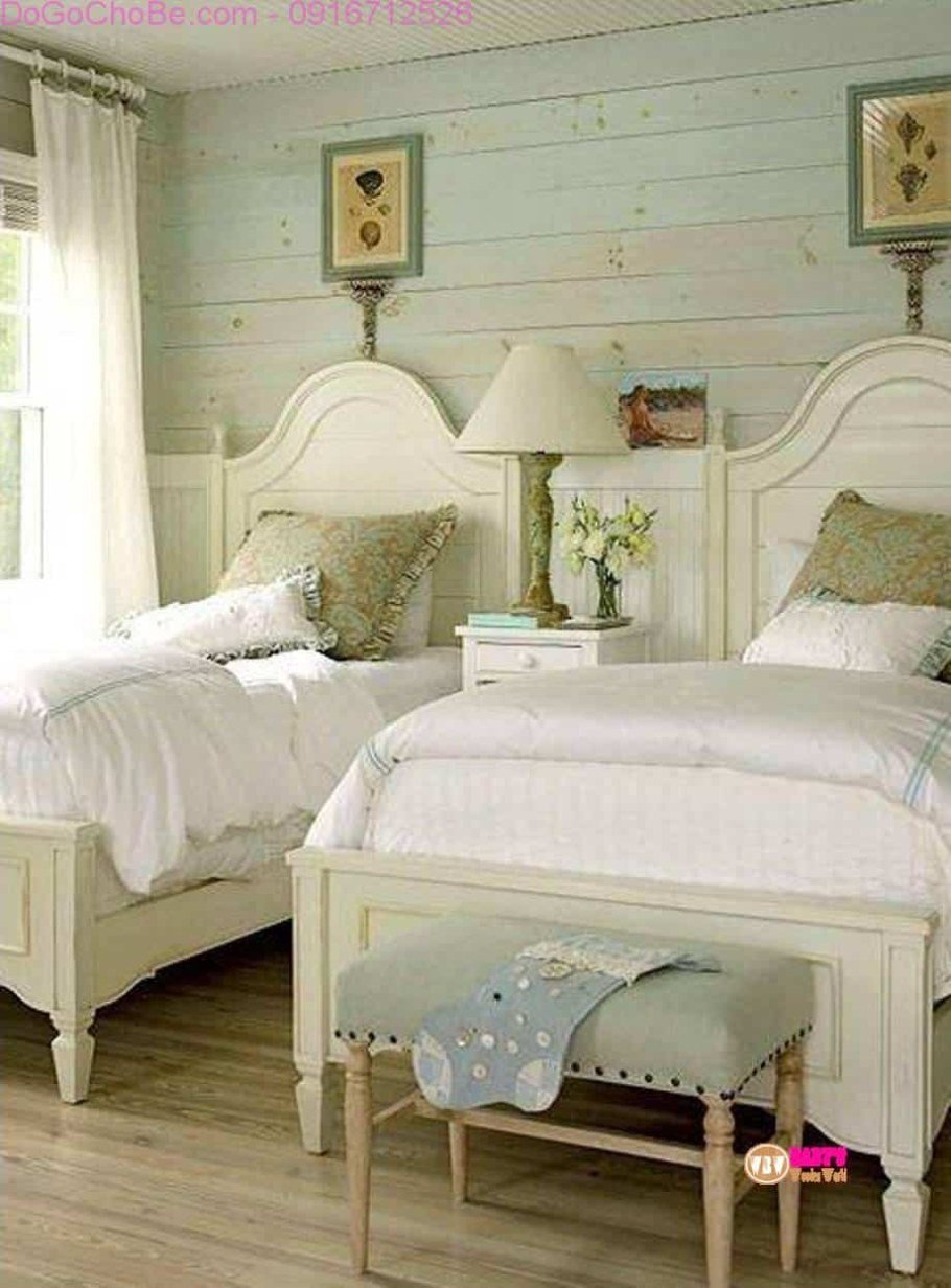 Спальня для девочки в деревенском стиле
