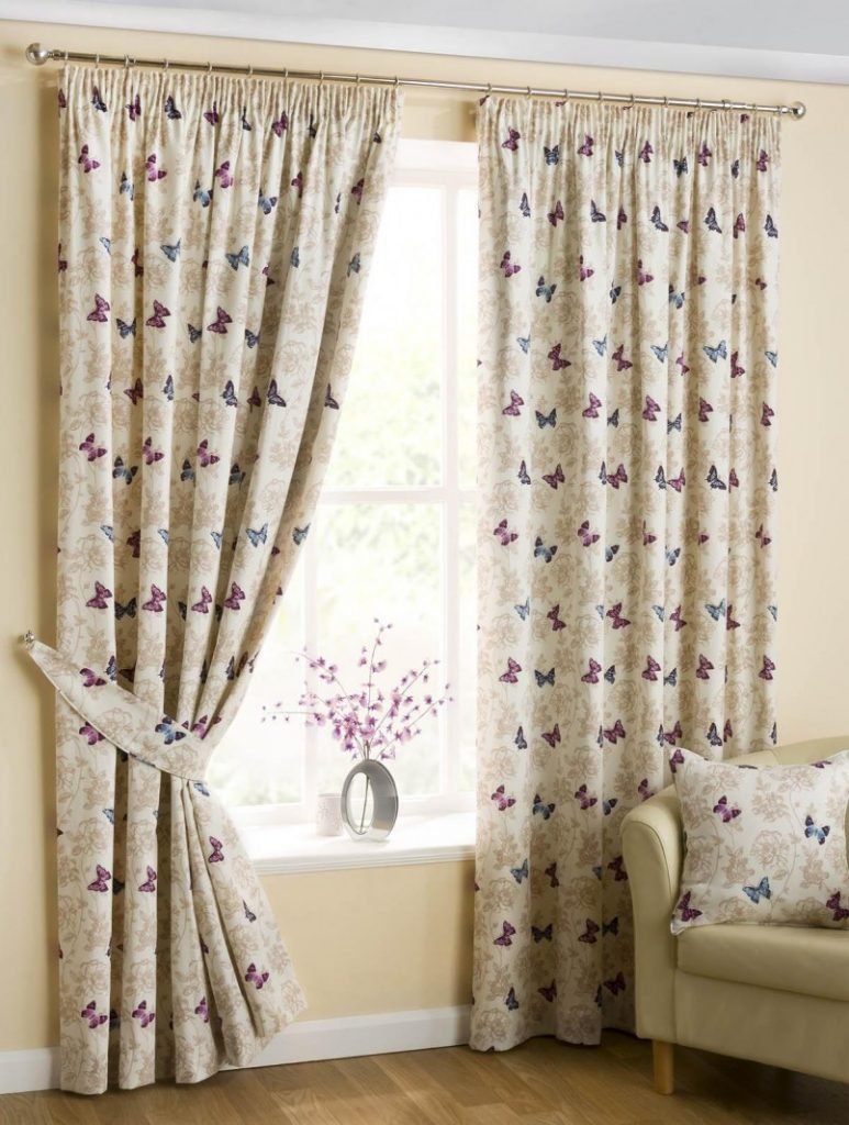 Butterfly images of Curtains