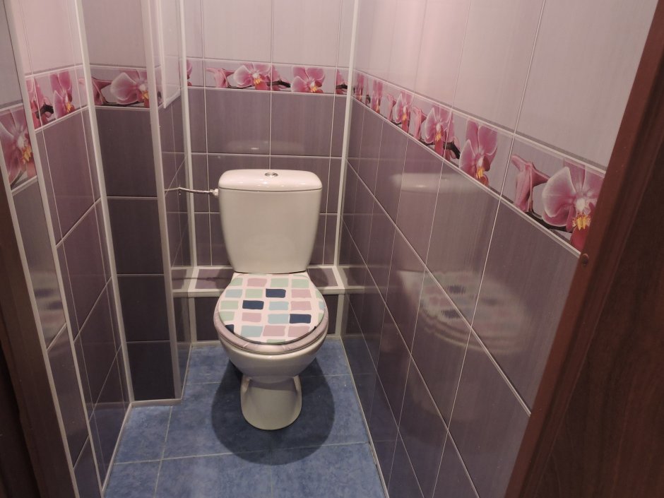 Туалет из панелей ПВХ