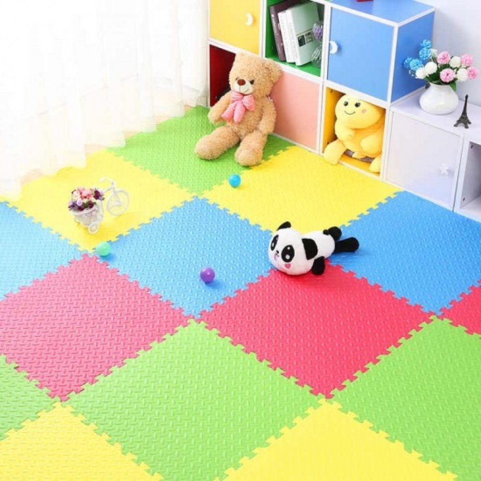 Мягкий пол для детских комнат