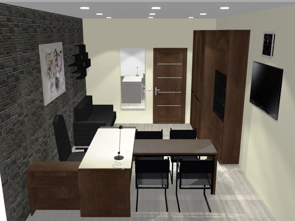Готовые проекты дизайна кабинета комнаты