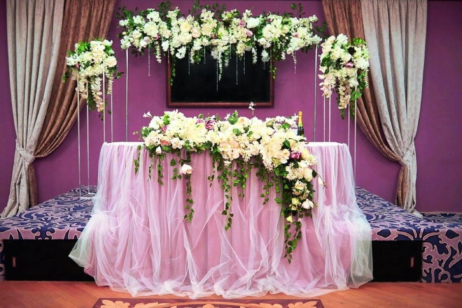 Невероятное украшение свадебного зала
