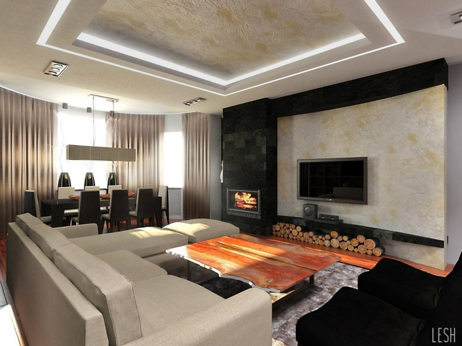 Проект гостиной