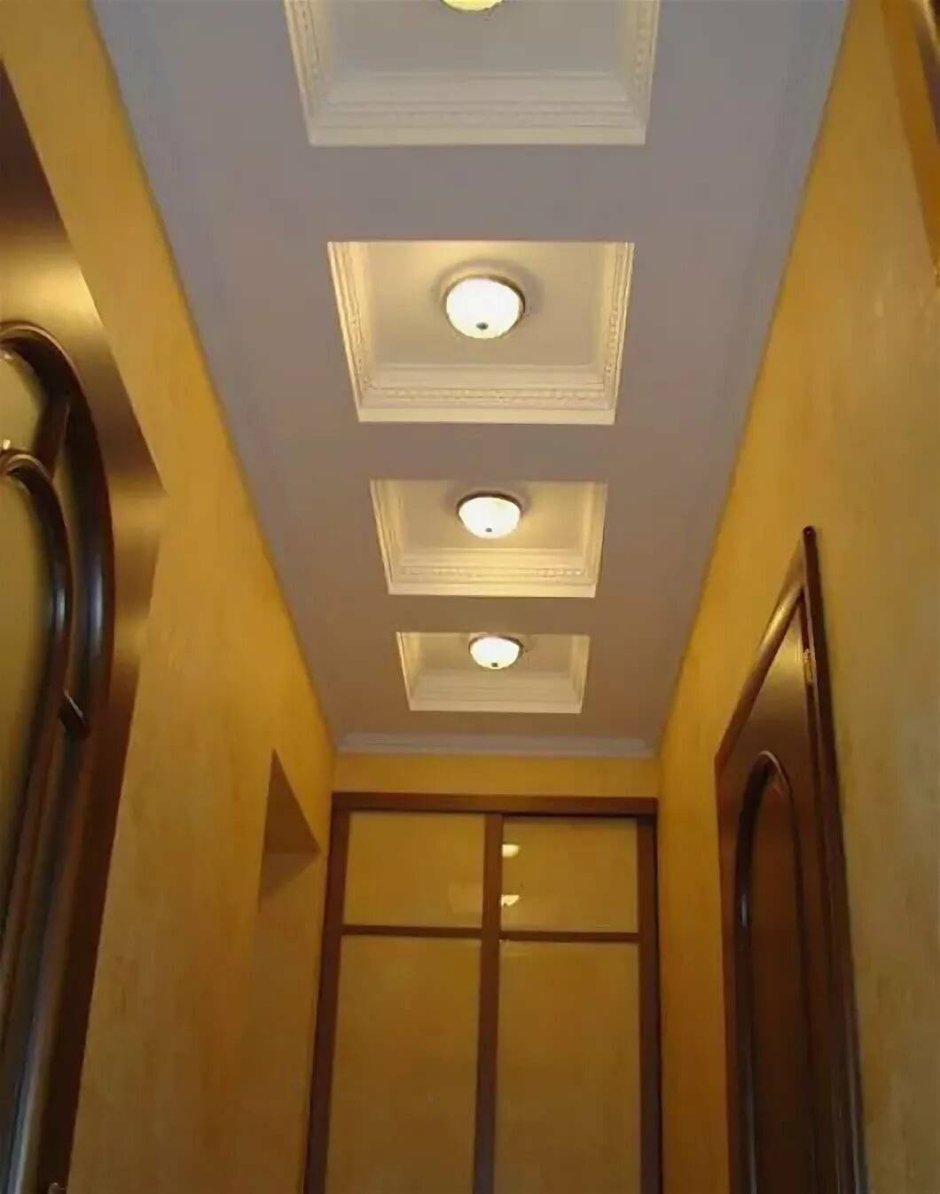 Потолок гипсокартон коридор