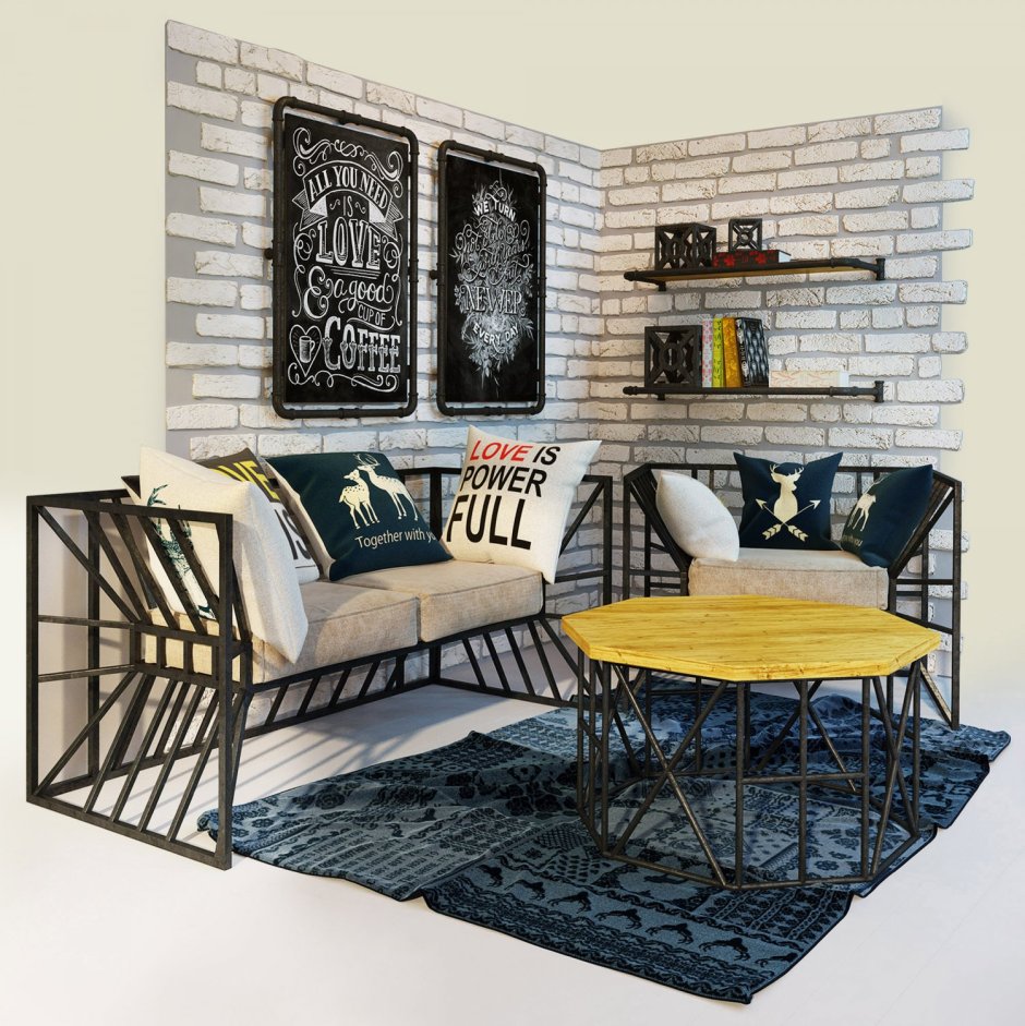 Диван 1908 Loft Design 3д модель