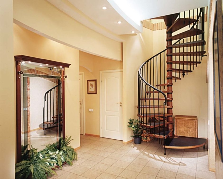 Лестницы в интерьере частного дома