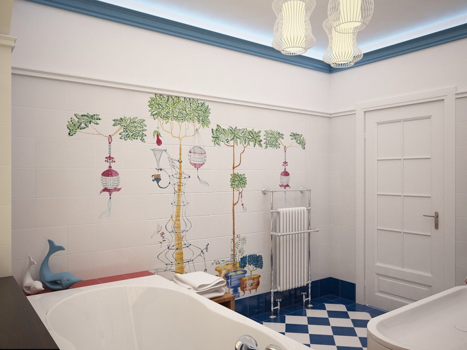 Детская ванная комната плитка