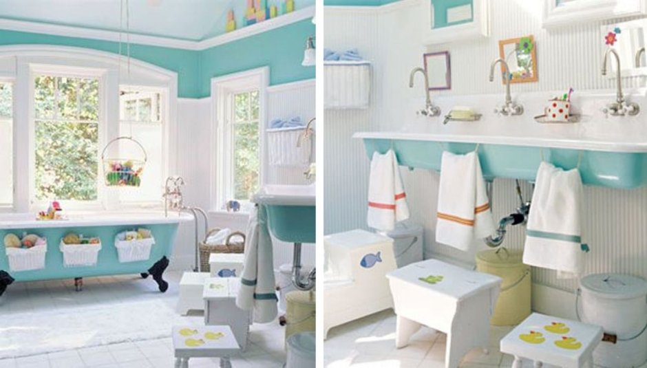 Детская ванная комната для девочек