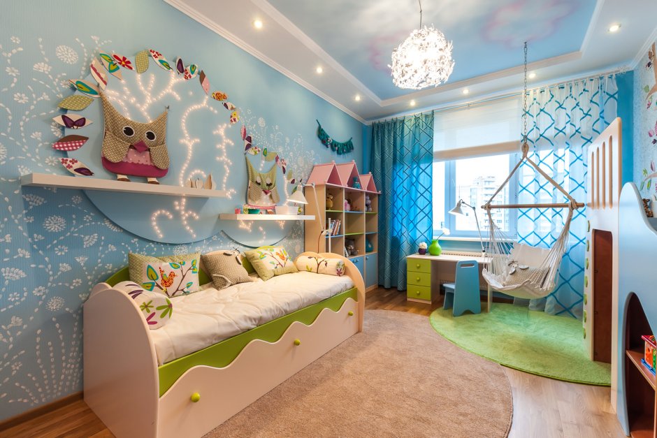 Сказочный интерьер детской комнаты