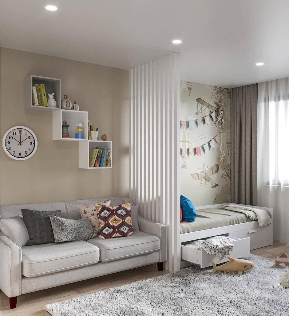 Зандирование детской комнаты