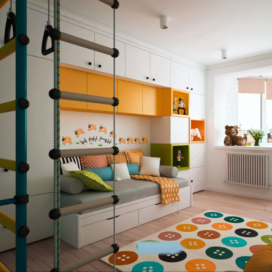 Детская комната 9м2 икеа