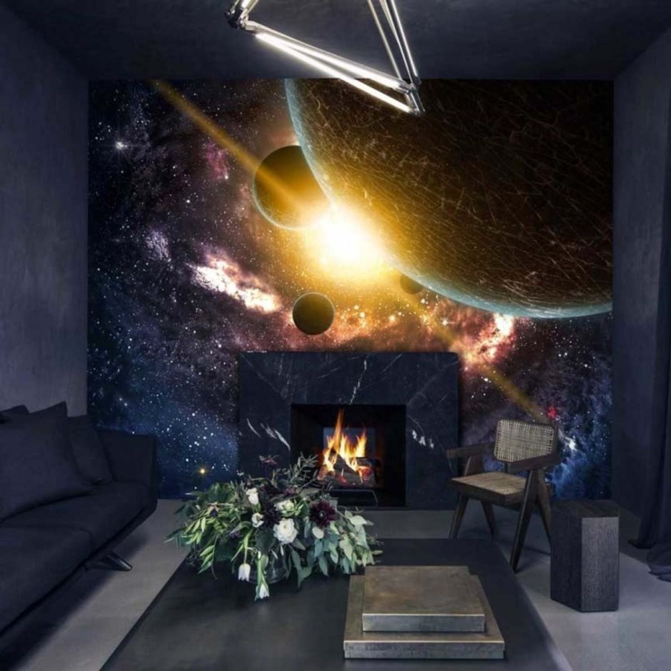 Гостиная в стиле космос