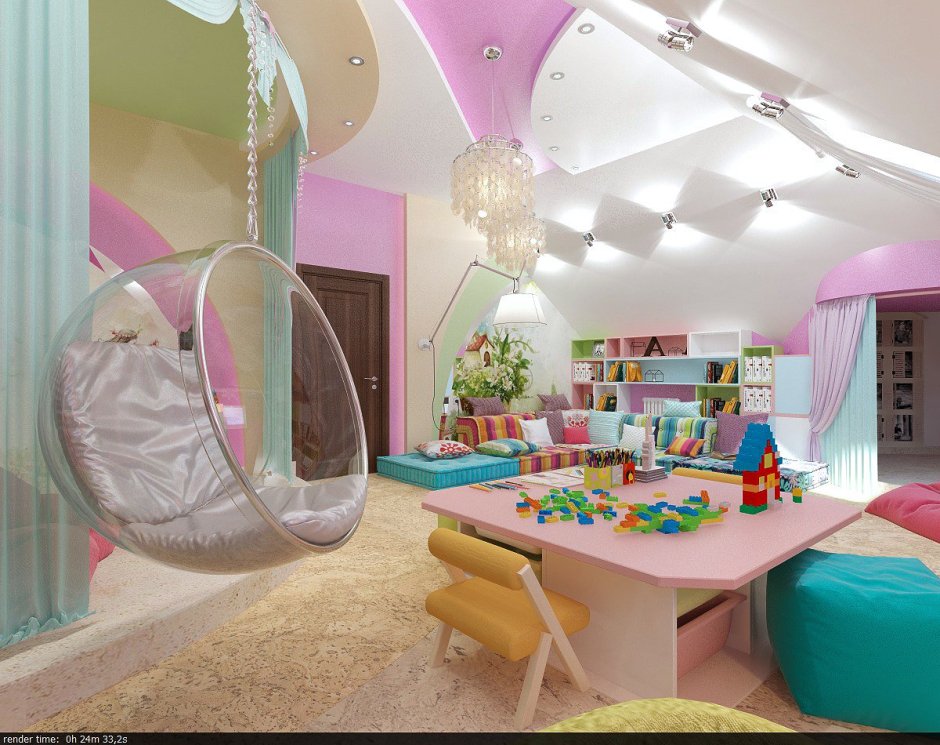 Красивая игровая комната