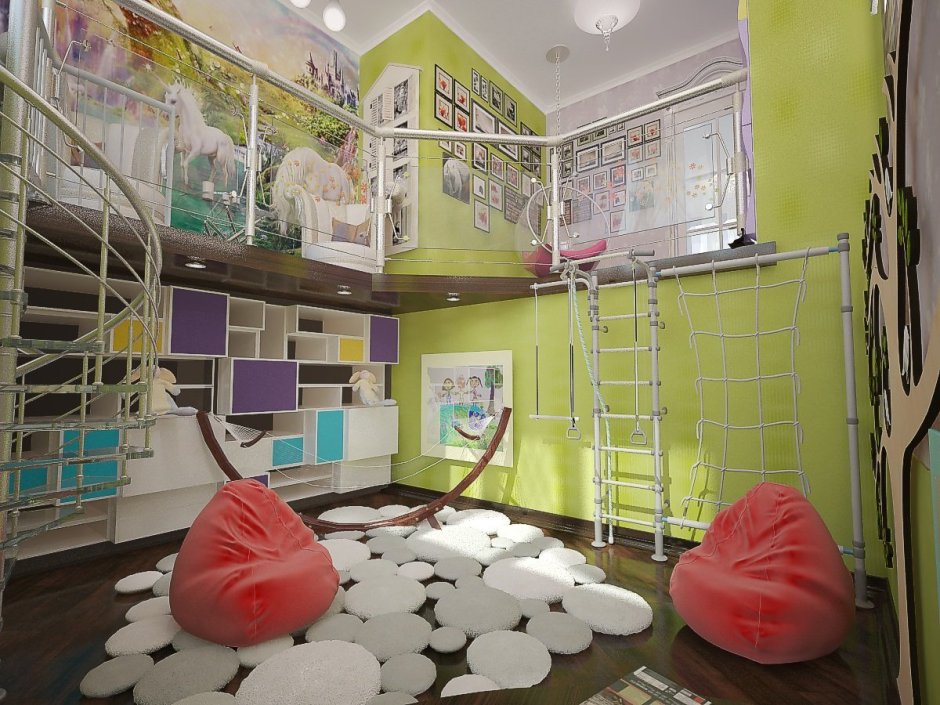 Японские детские игровые комнаты