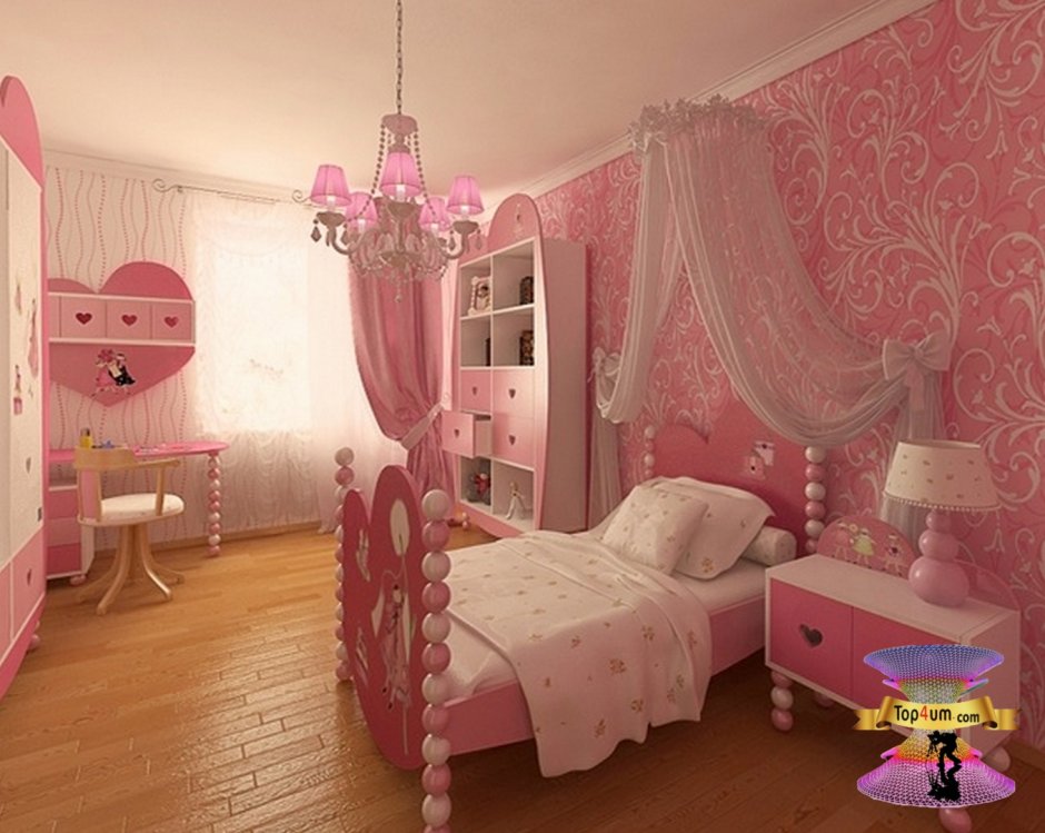 Спальня для девочки 7 лет