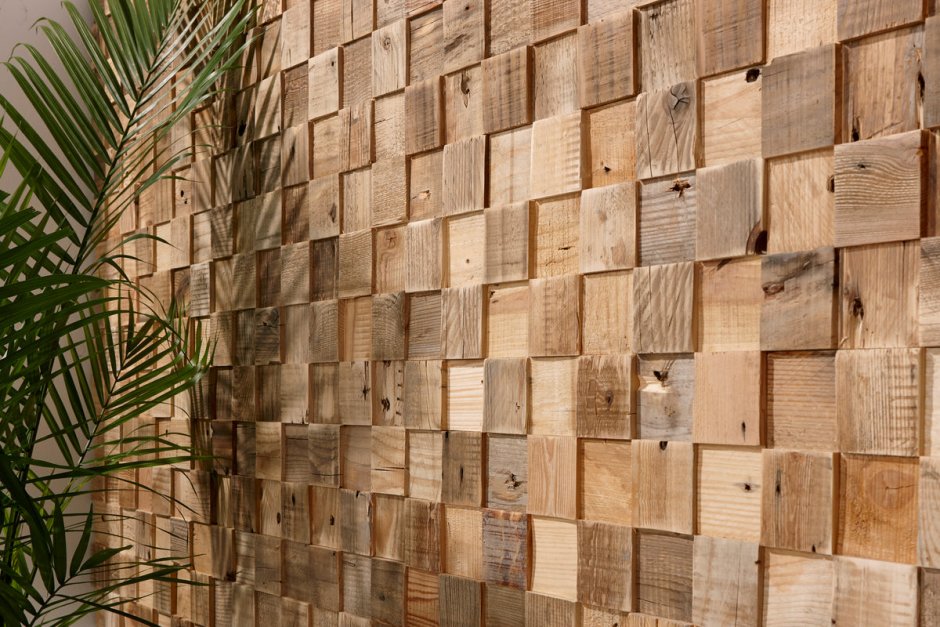Деревянные кубики на стену