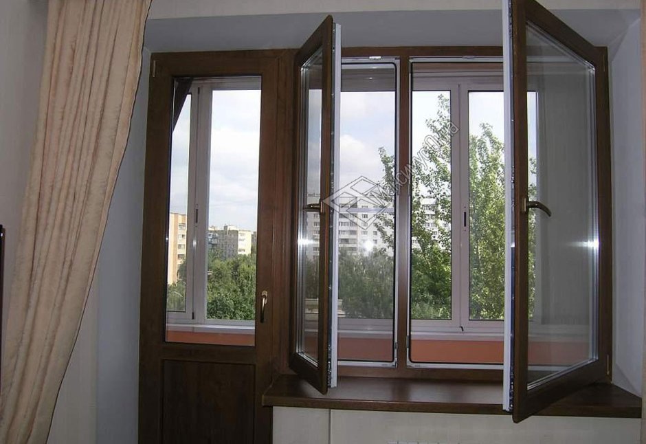 Окна Рехау балконный блок