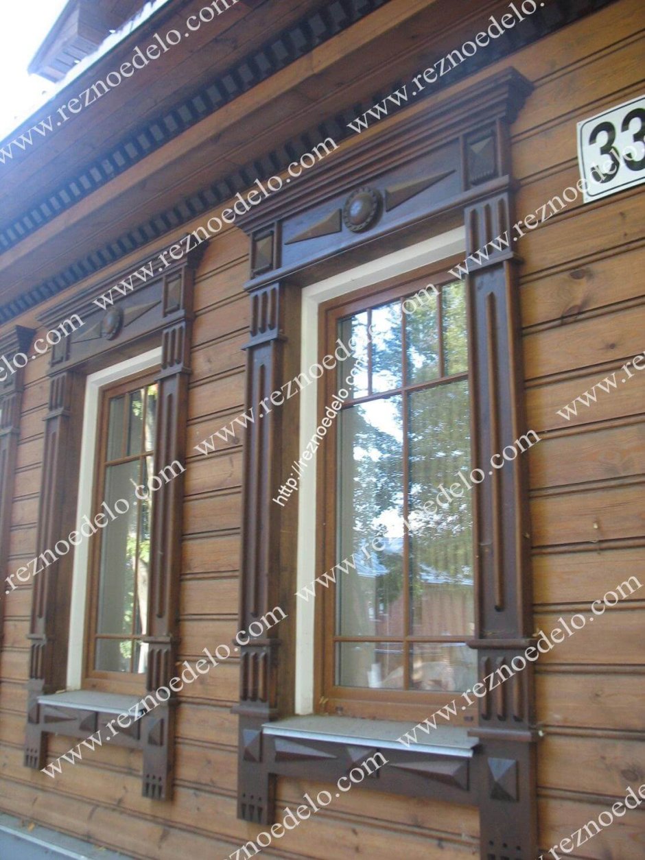 Наличники на окна деревянные современные