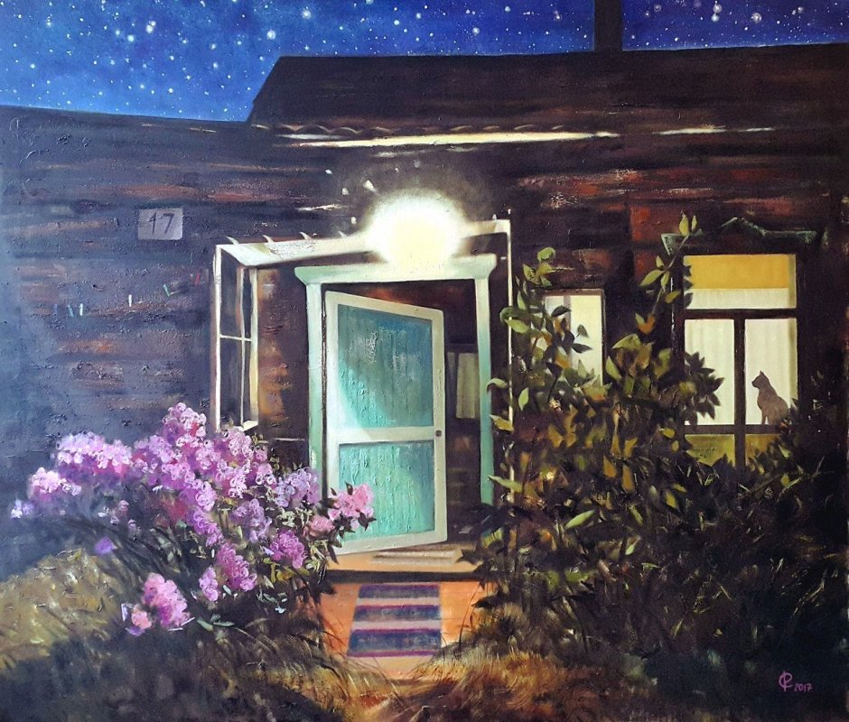 Ночное окно в живописи