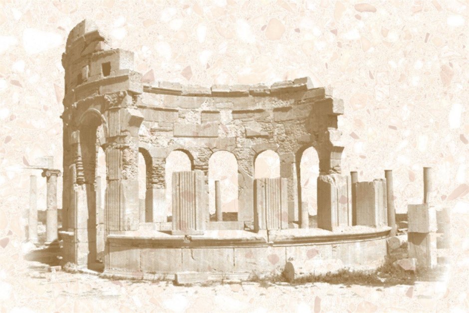 Декор Axima Пальмира d 200x300