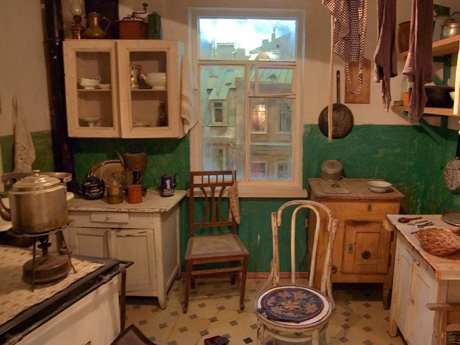 Кухня в Советской квартире