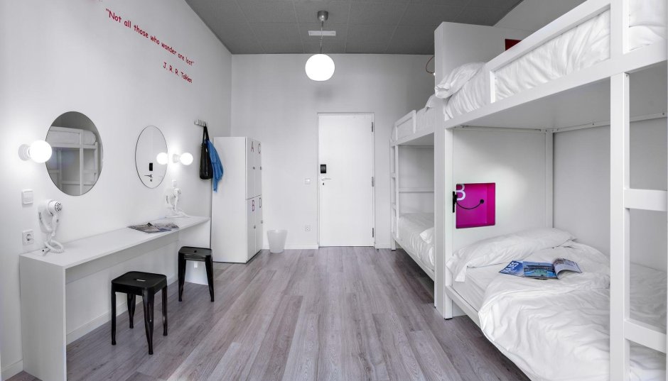 Современные комнаты в общежитии