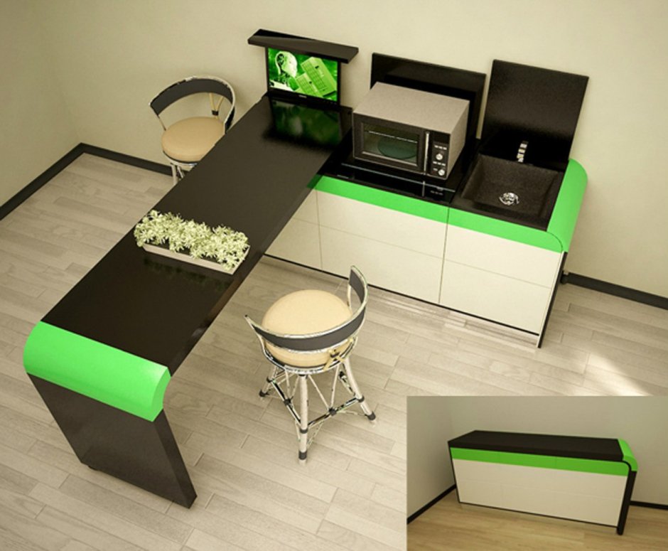 Многофункциональная мебель для кухни