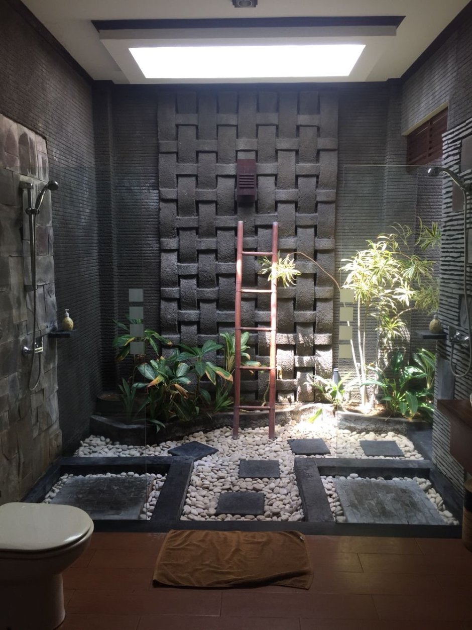 Ванная комната в балийском стиле