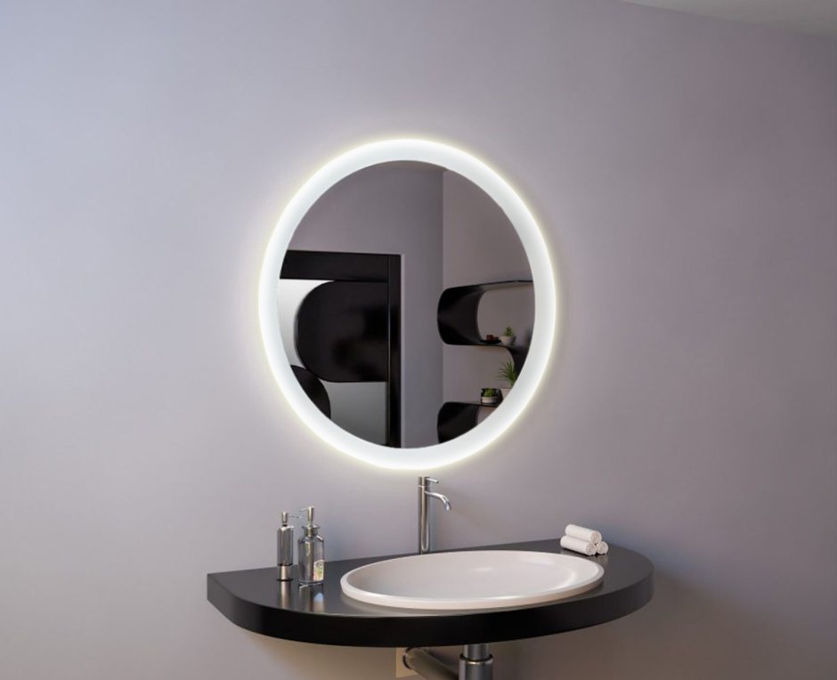 Зеркало «Мальта Люкс» с подсветкой ø 64.5 см