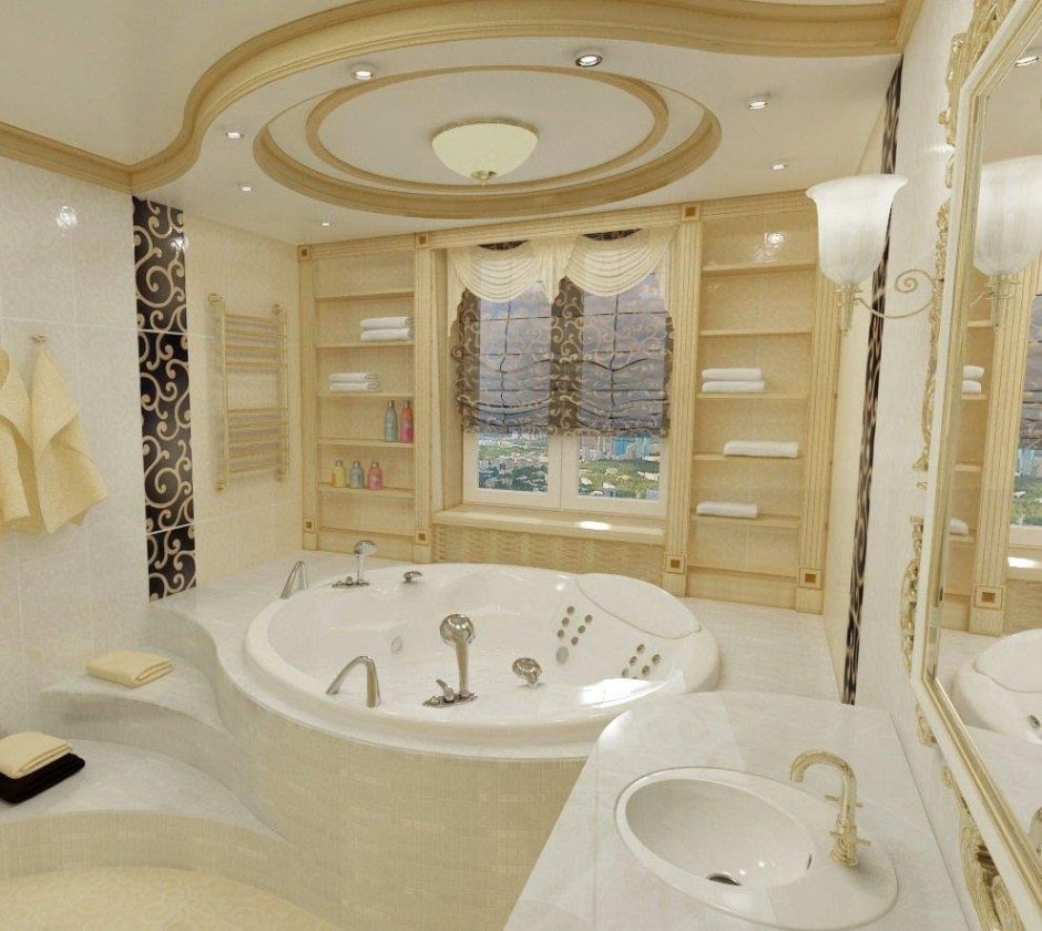 Красивые Ванные комнаты с джакузи