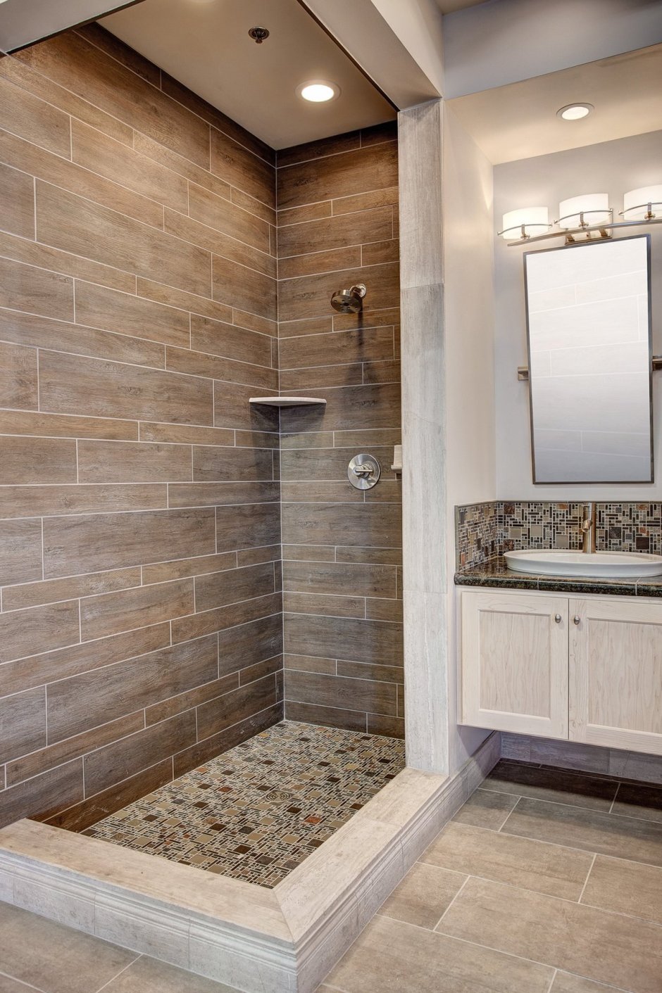 Дизайн ванной комнаты с душем
