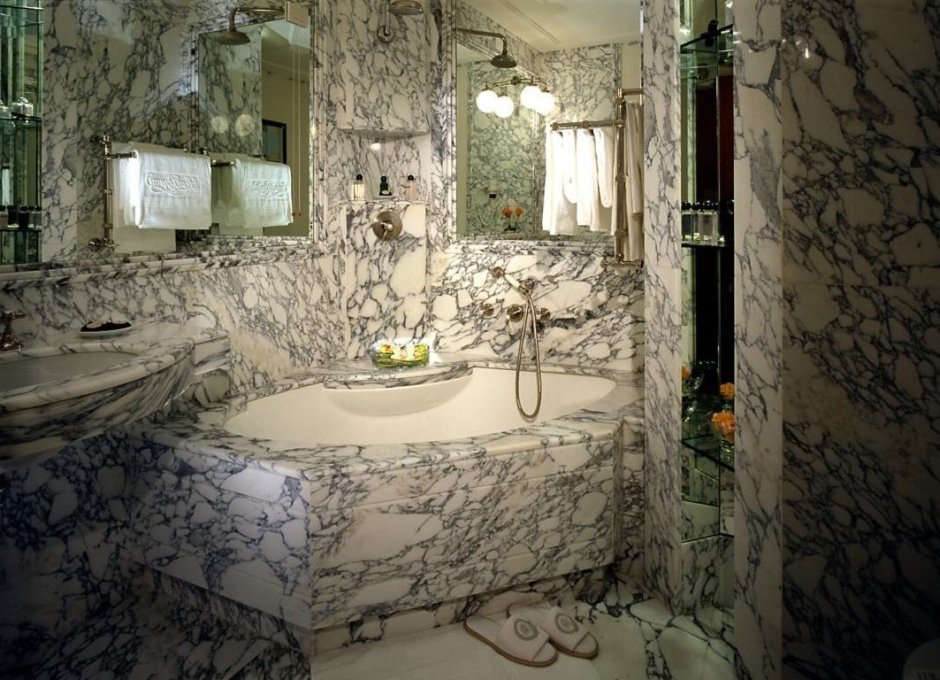 Ванные комнаты из натурального камня