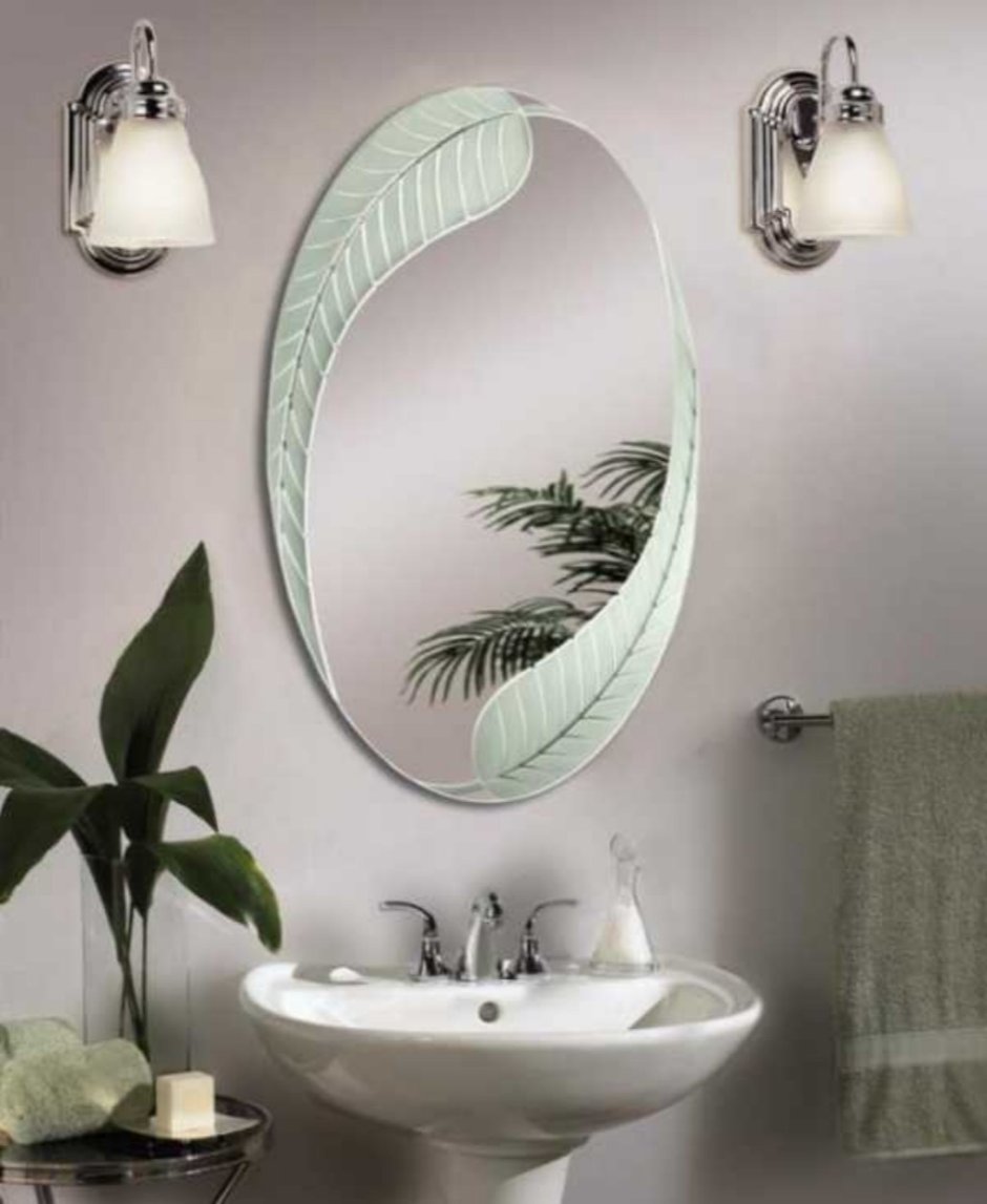 Красивые зеркала в ванную