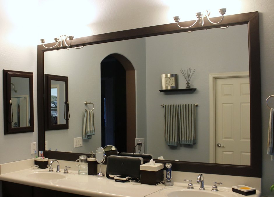 Большие зеркала в ванную комнату