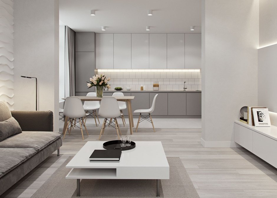 Light Modern minimalistic Interior Design