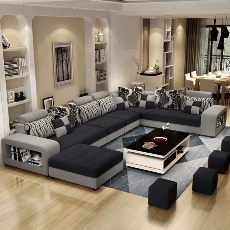 Большие диваны для гостиной