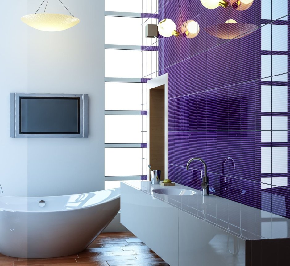 Стеклянные стеновые панели для ванной