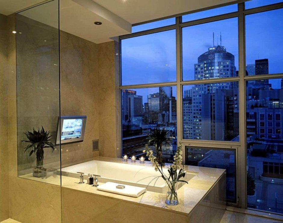 Панорамная ванная комната