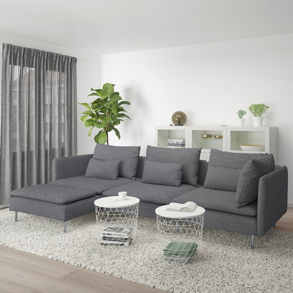 Диван ikea Söderhamn в интерьере