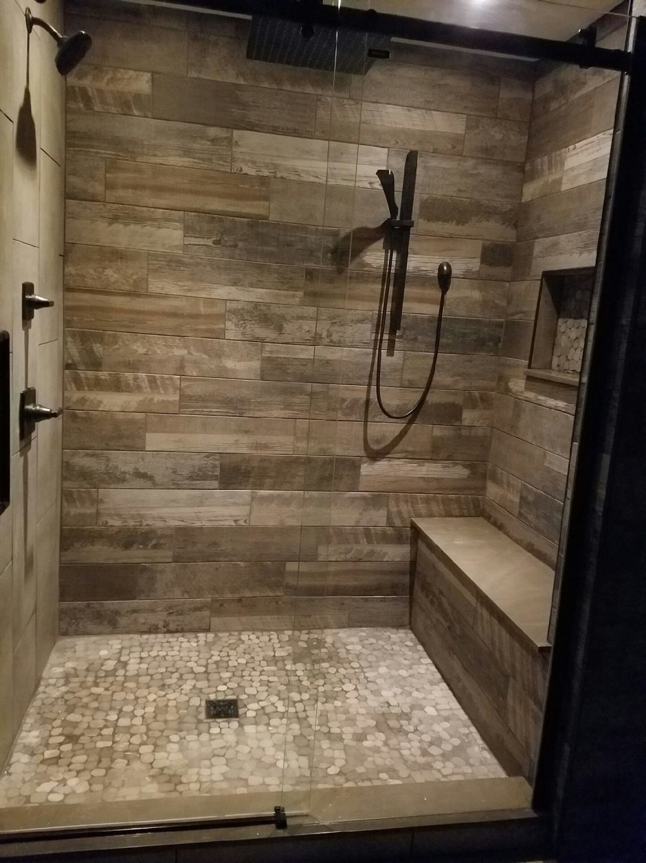 Помывочная в бане с душем интерьер